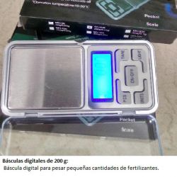 Básculas digitales de 200 g